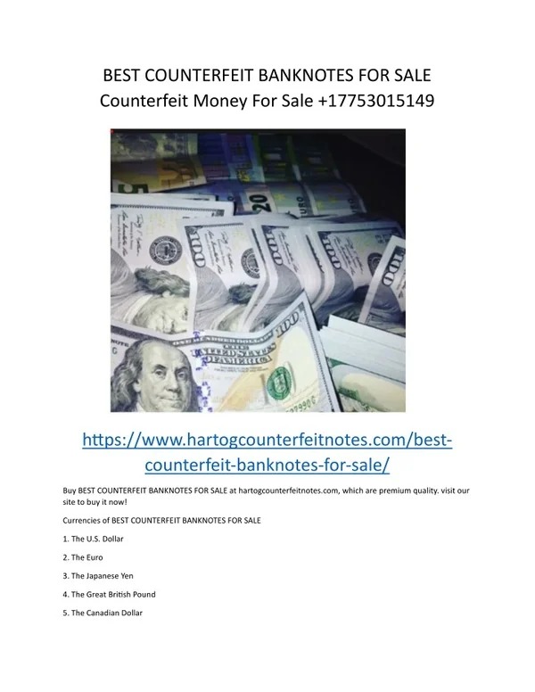 counterfeit money deep web