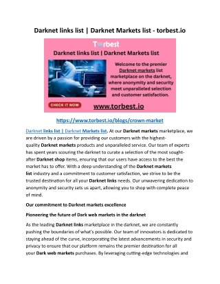 how to anonymously use darknet markets