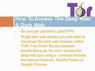 deep dark web