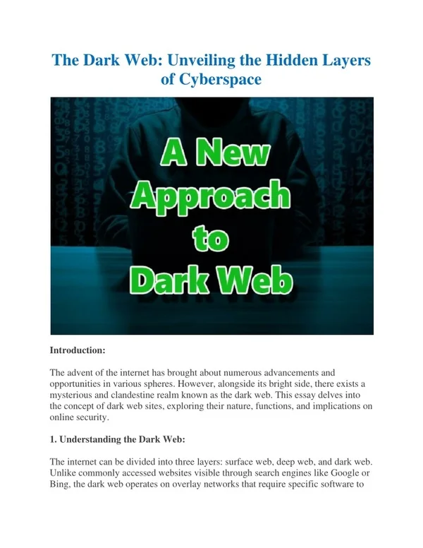 guns on dark web